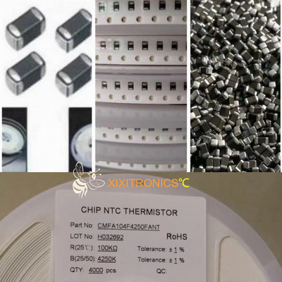Обломок 100K 4250 SMD 0603 вводит термистор в моду NTC для воспринимать температуры