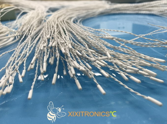 Крышка винила, руководства пары, отлитый в форму соединитель стиля Molex, устранимый общецелевой медицинский датчик температуры 2.252K