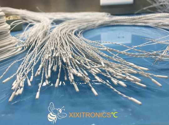 Крышка винила, руководства пары, отлитый в форму соединитель стиля Molex, устранимый общецелевой медицинский датчик температуры 2.252K
